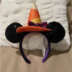 DISNEY MINNIE MOUSE HALLOWEEN CANDY CORN EARS NWT